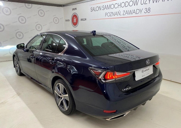 Lexus GS cena 119900 przebieg: 108039, rok produkcji 2017 z Poznań małe 277
